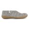 Egos Handmade Natural Wool Full Slipper Shoe - Natural Grey