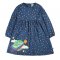 Frugi Dolcie Earth & Stars Dress - Navy