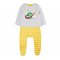 Frugi Brooke Earth Adventure Easy Dressing Babygrow - Grey