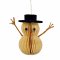 Honeycomb Snowman - Small