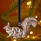 Silver Metal Squirrel Decoration