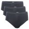 Polly Organic Cotton Briefs - Black - Pack of 3