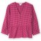 Kite Damson Check Worgret Flannel Blouse