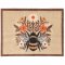Bumblebee Trust Floral Beige Doormat - 65x85