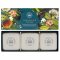 Kew Gardens Triple Soap Gift Box - Jasmine Peach - 3 x 100g