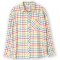 Kite Rainbow Leigh Oversized Flannel Check Shirt Rainbow