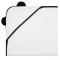 Panda White Bamboo Hooded Towel Newborn - 75 X 75