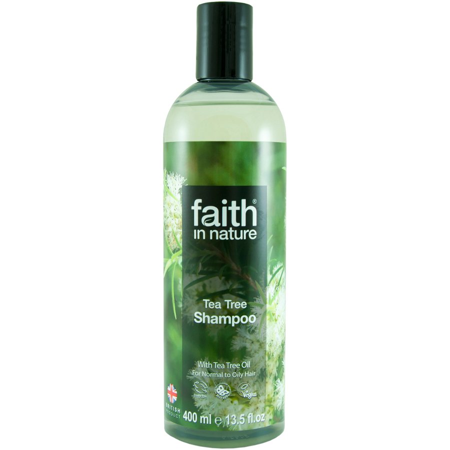 Faith In Nature Tea Tree Shampoo - 400ml - Faith In Nature