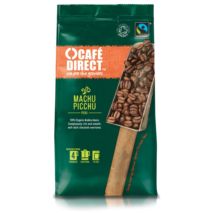 Cafédirect Machu Picchu Organic Gourmet Coffee Beans ...