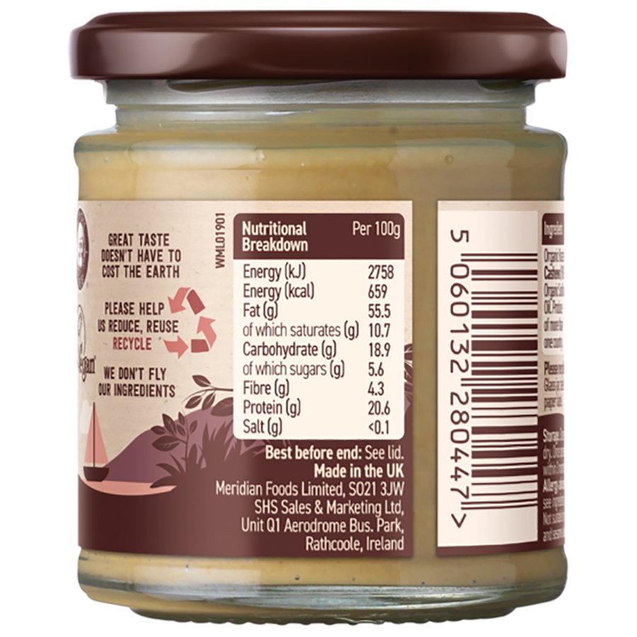 Meridian Cashew Nut Butter 170g Meridian Foods