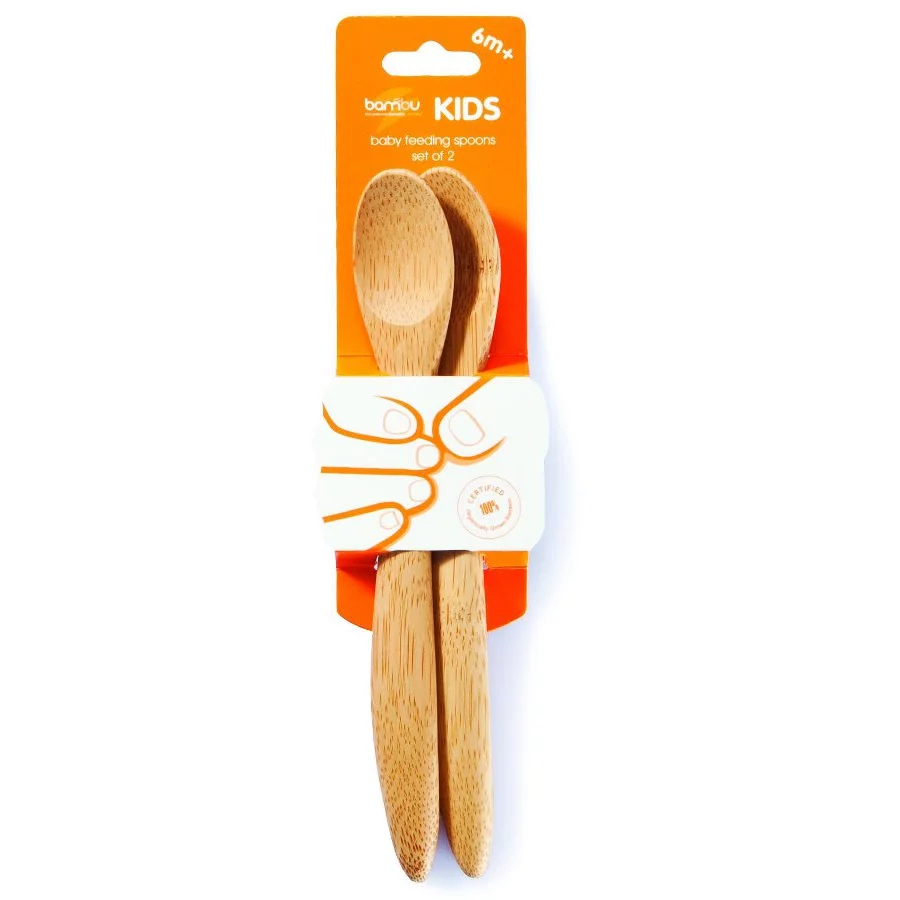 bambu Baby's Bamboo Feeding Spoons - 6M+