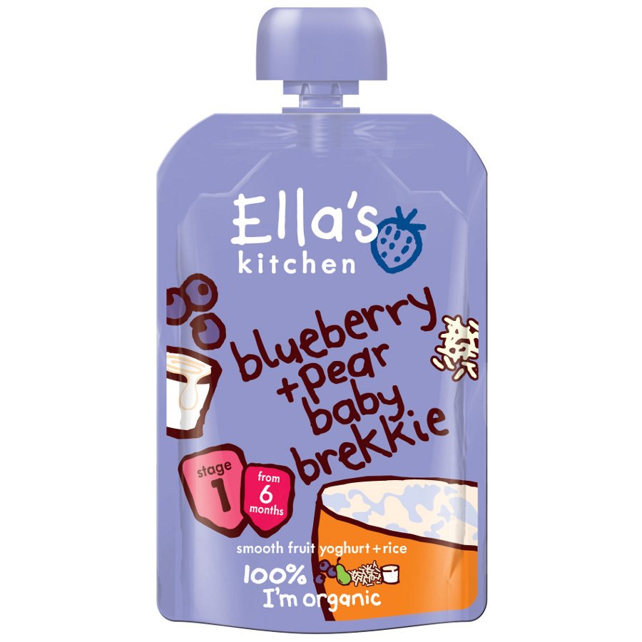 Ellas Kitchen Baby Brekkie Blueberry Pear 100g Ellas Kitchen