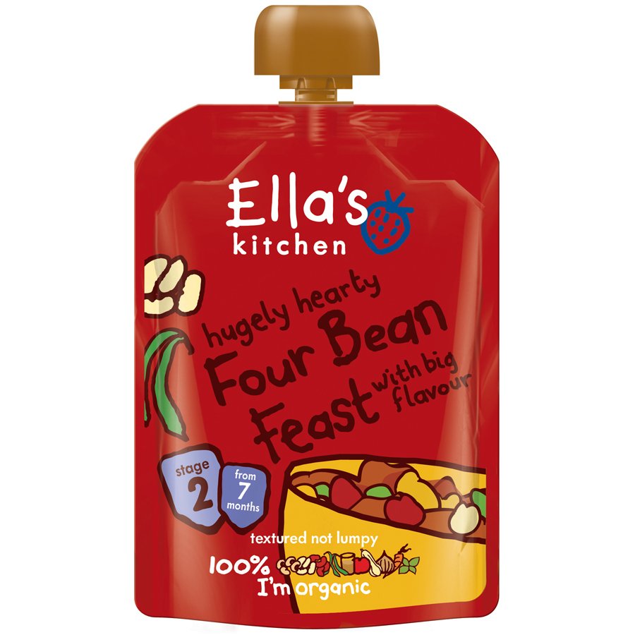Ellas Kitchen Four Bean Feast 130g Ellas Kitchen