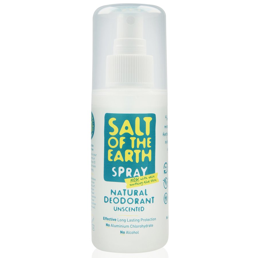 Salt of The Earth Crystal Spring Natural Deodorant Spray - 100ml - Salt ...