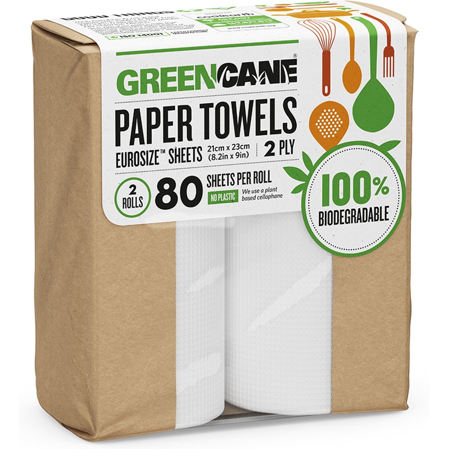 Greencane Bamboo Kitchen Towels 2 Pack Greencane