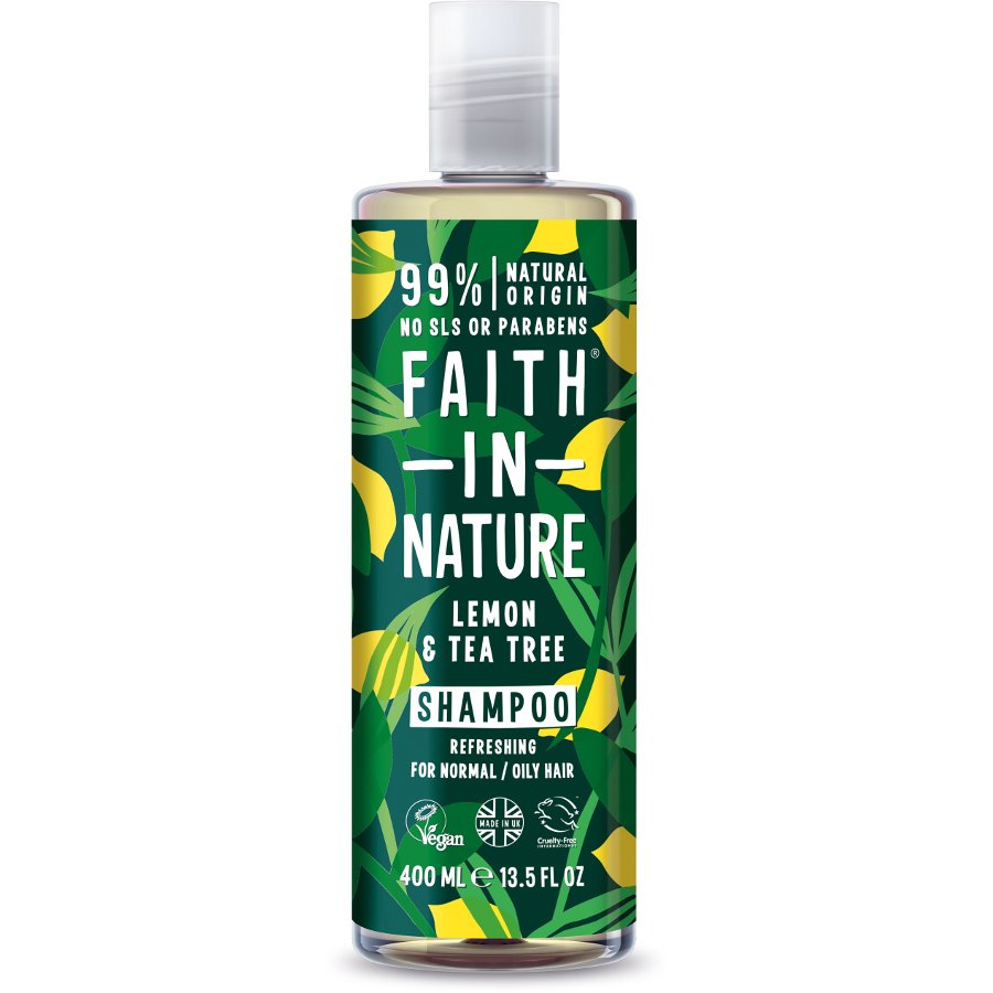 Faith in Nature Lemon & Tea Tree Shampoo - 400ml - Nature