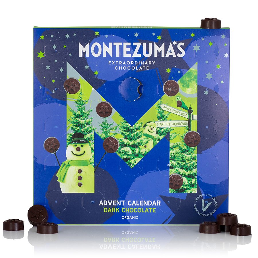 Montezumas Dark Chocolate Advent Calendar 200g Montezumas Chocolates
