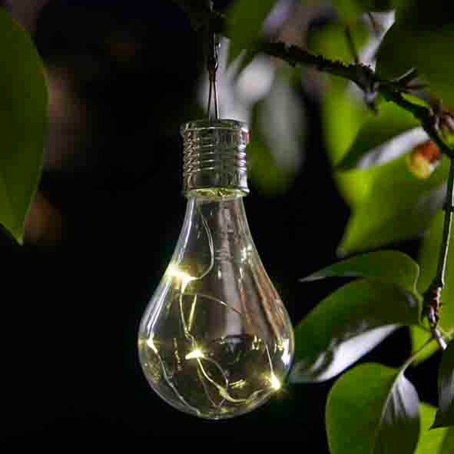 Solar powered light bulbs