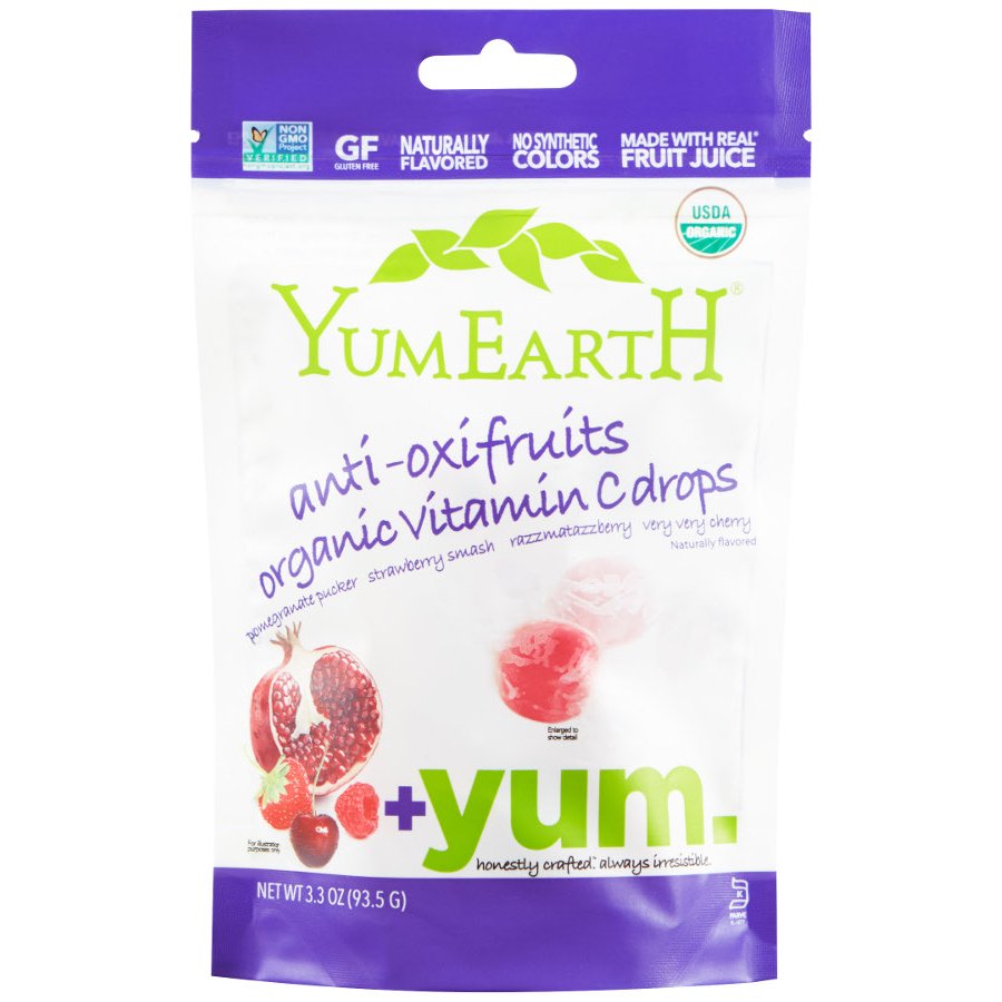 YumEarth Organic Anti-Oxifruits Vitamin C Drops - 93.5g - YumEarth