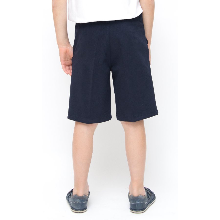 Boys Classic Fit Organic Cotton School Shorts - Navy - 8yrs Plus ...