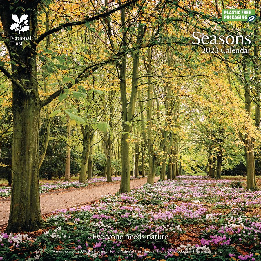 National Trust 'Seasons' 2023 Wall Calendar National Trust