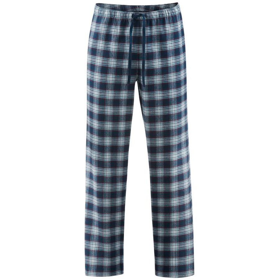 Men's Flannel Check Pyjamas - Natural Collection Select