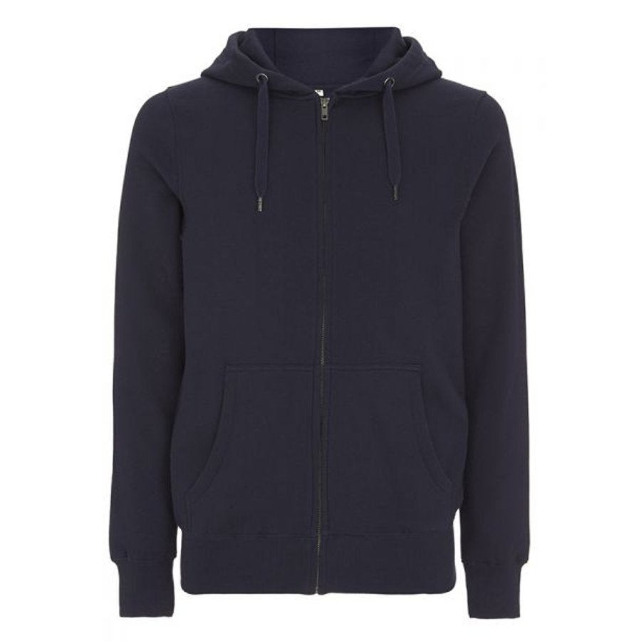Organic Cotton Zip Up Hoodie - Navy - Natural Collection Select