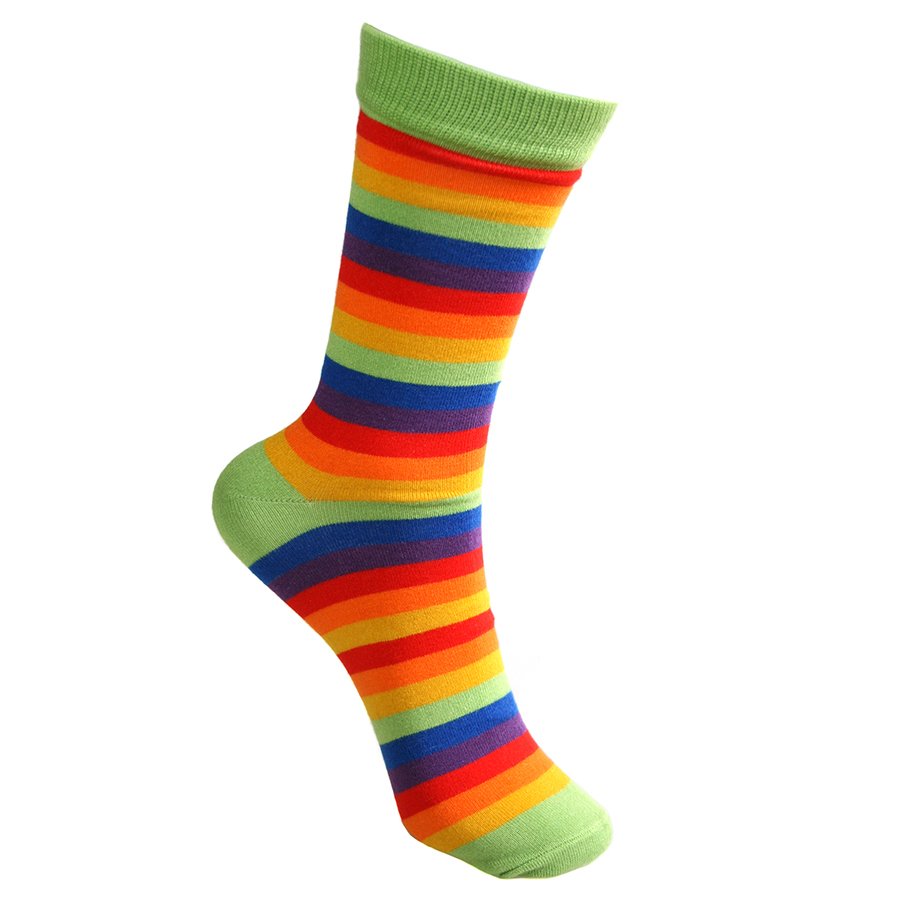 Rainbow bamboo socks