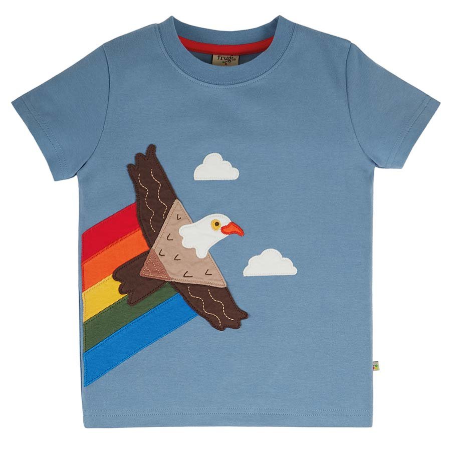 Frugi Carsen Applique T-Shirt - Abisko - Frugi