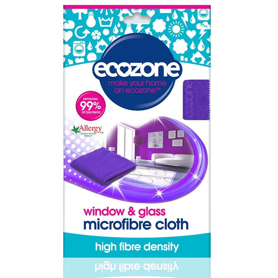 Ecozone Window & Glass Microfibre Cloth - Ecozone