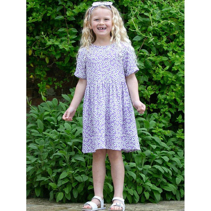 Kite Daisy Bell Dress - Purple - Kite Clothing