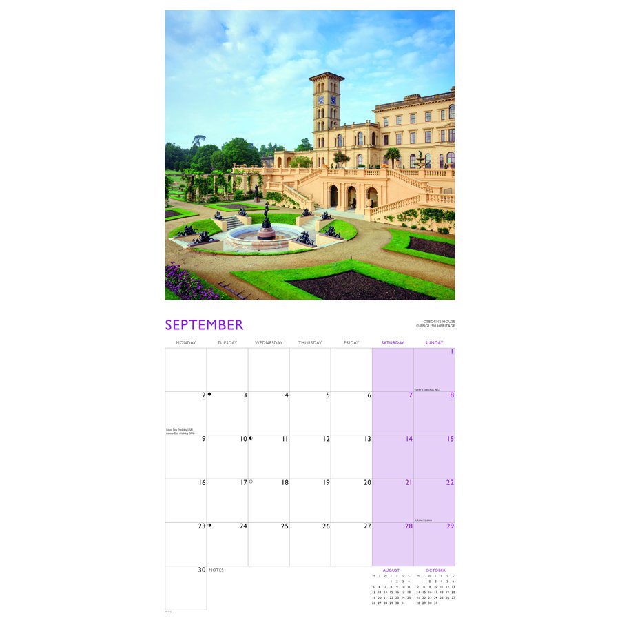 English Heritage Historic Houses Gardens And Castles 2024 Wall   581146 English Heritage Historic Houses Gardens And Castles 2024 Wall Calendar 4 