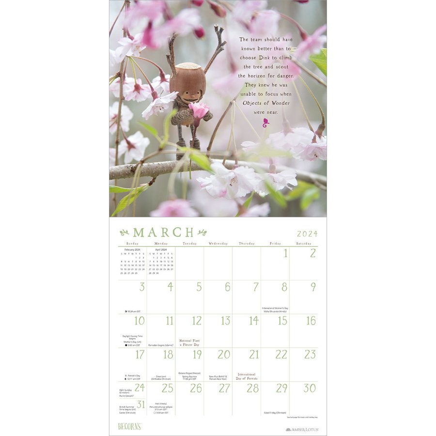 becorns-forest-folk-2024-mini-wall-calendar-calendars