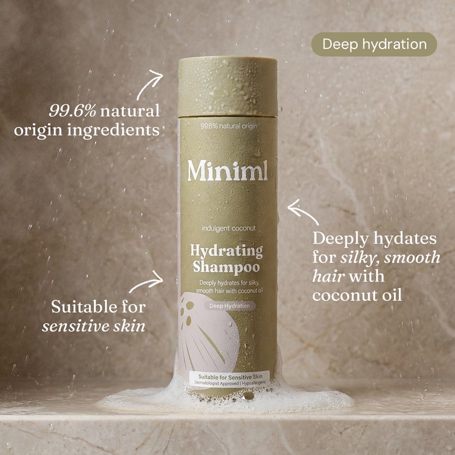 Miniml Hydrating Shampoo - Indulgent Coconut - 400ml - Miniml