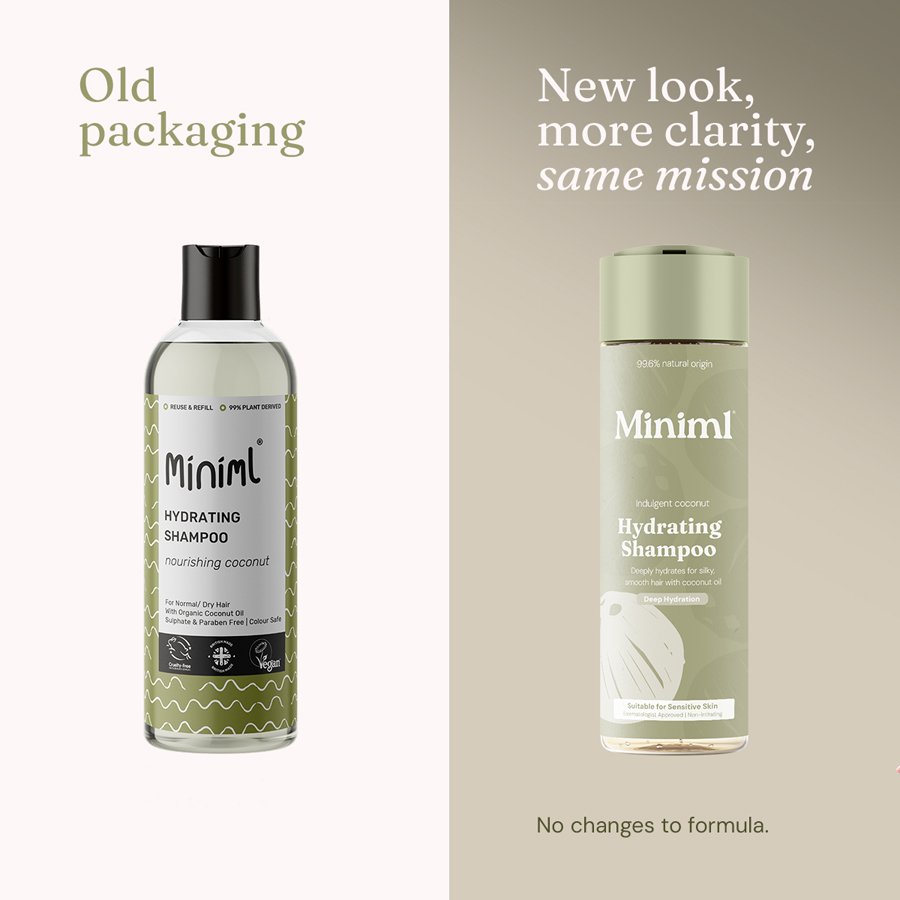Miniml Hydrating Shampoo - Indulgent Coconut - 400ml - Miniml