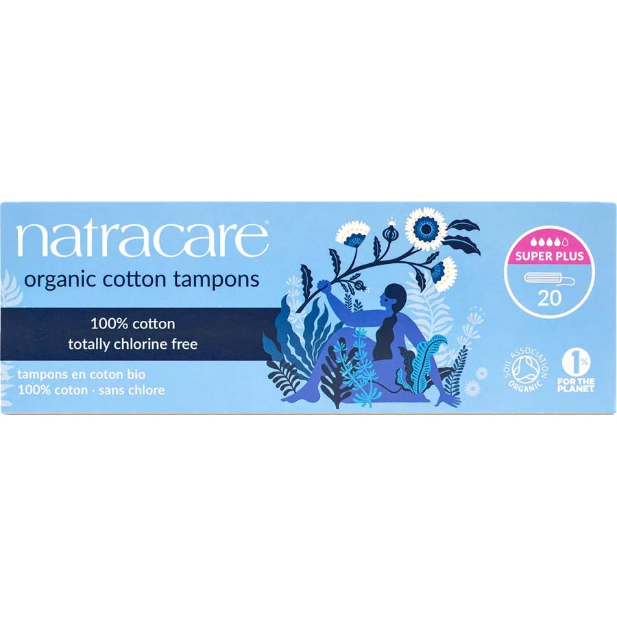 Natracare Organic Tampons - Super Plus - Ethical Superstore