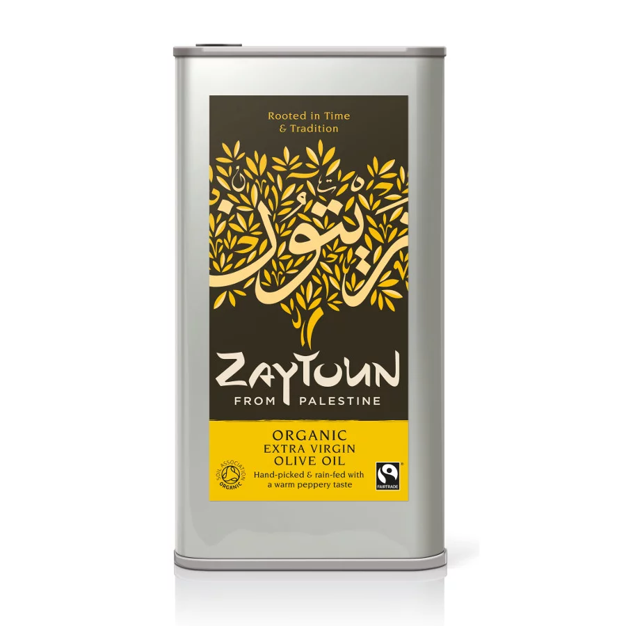 Zaytoun Fairtrade Extra Virgin Olive Oil - 5 litres - Zaytoun